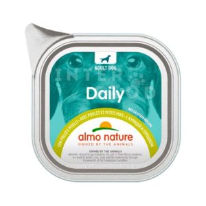 ALMO NATURE Daily No Gluten Recipe con Pollo e Piselli – 100g