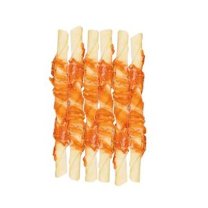 Bastoncini di pelle bovina arrotolata con pollo – 70g