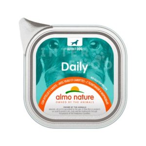 ALMO NATURE Dailymenu con Vitello e Carote – 100g