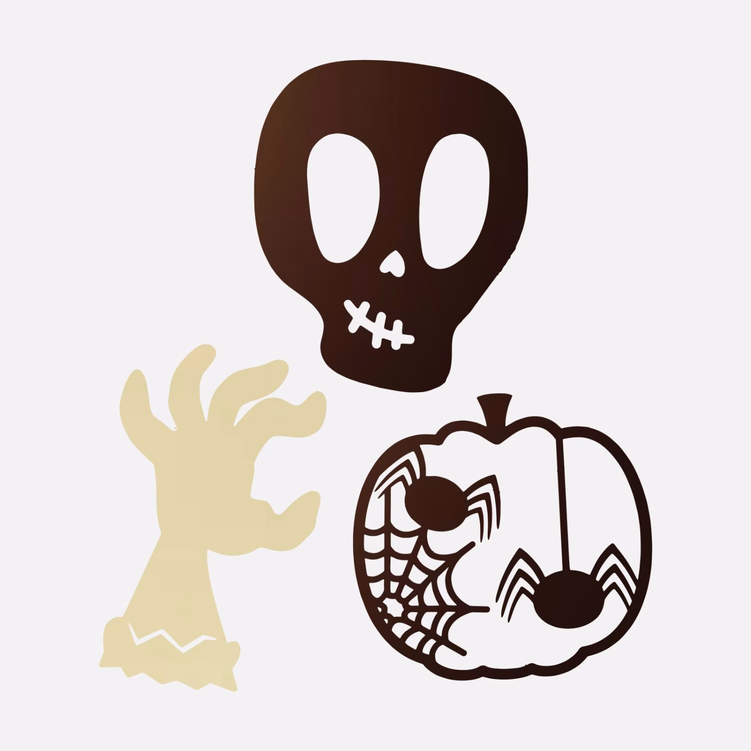 5 – Stencil per Topper Halloween