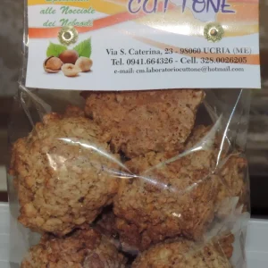 BISCOTTI BRUTTI MA BUONI ALLA NOCCIOLA ARTIGIANALI SICILIANI SICILIA 250 G
